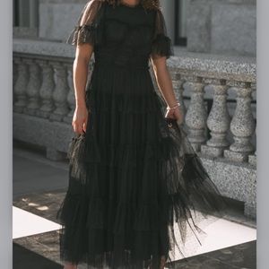 Ivy City Co. Whimsical Dress in Black. Size S. Never worn!